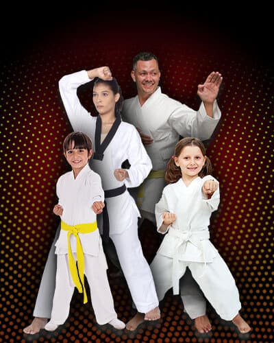 Martial Arts Lessons for Families in _Citrus Heights_ _CA_ - Family Posing Together Program Page