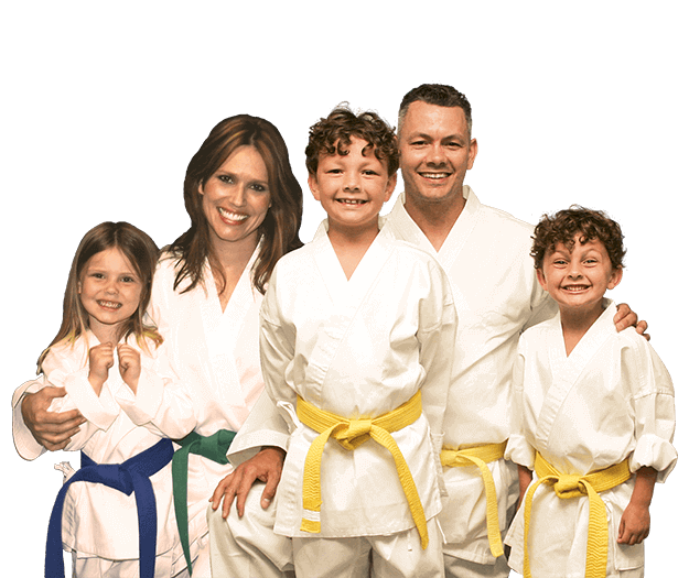 Martial Arts Lessons for Families in _Citrus Heights_ _CA_ - Group Family for Martial Arts Footer Banner